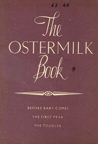 Front cover of 'The Ostermilk Book', 1954, Glaxo laboratories