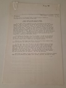 First page of article '40 years on' N T Hamilton, Alfred Hospital Residents & Graduates Association Newsletter, June 1987