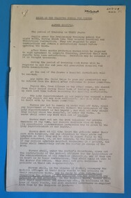 First page of 'Rules of the training school for nurses, Alfred Hospital, 1951'