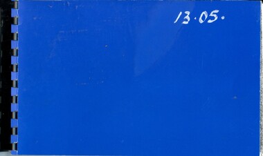 Protective cover for 'No 5 Australian General Hospital (base hospital) Melbourne', 1919, Hawker