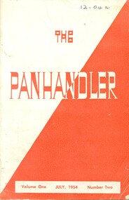 Front cover of The panhandler volume one July 1954 number two
