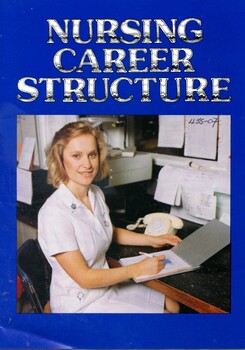 Front cover of 'Nursing Career Structure', Health Department Victoria, 1986