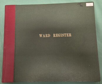Front cover of Alfred Hospital Ward Register, [ca.1969]