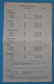 First page of Nurses Award - professional rates of pay, May 1983 (Victoria)