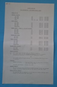 First page of Registered Nurses Award - professional rates of pay, [ca. 1986] [Victoria]