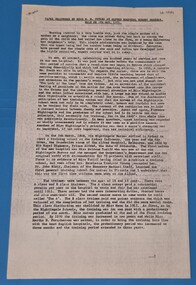 first page of 'Paper delivered by S M Peters at Alfred Hospital Seminar, held on 5th May 1971 - The training school'