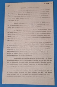 First page of 'Matron - patterns and problems', Sewell, 1971