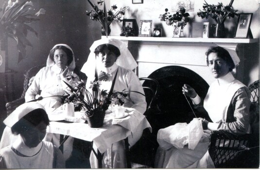 Queen Vic nurses in the 1900s, Queen Victoria Womens Centre [ca.2000]