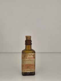 Front view of linament bottle