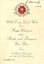 Front of Christmas Card with menu, Alfred Hospital , 1949