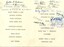 Inside Christmas Card with menu, Alfred Hospital , 1949
