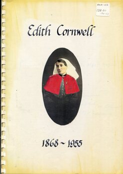 Front cover of 'Edith Cornwell 1868-1955', Cornwell & White, 1992
