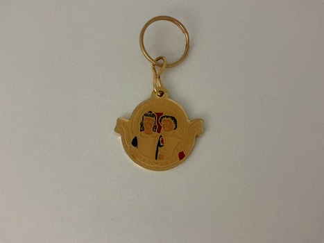 front of Alfred Hospital School of Nursing key ring