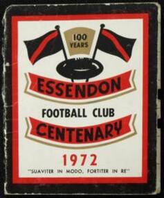 Essendon Football Club membership ticket, 1972