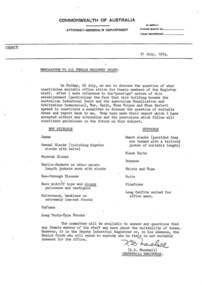 Memorandum, Memorandum to all Female registry staff