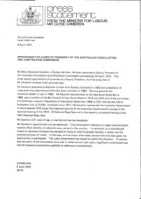 Letter and Press Release, Letter and Press Release to Justice Moore