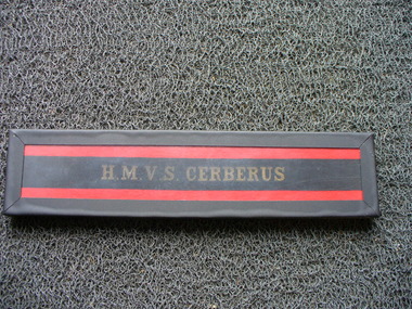 Cap ribbon (H.M.V.S Cerberus)