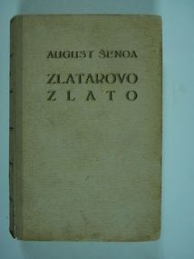 Book, August Senoa, Zlatarovo Zlato, 1933