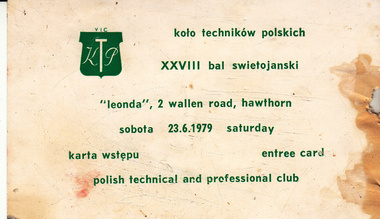 Bal Technikow ticket
