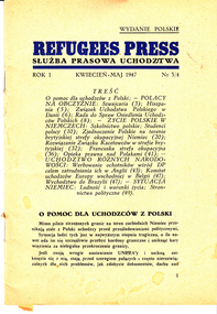 refugees press publication
