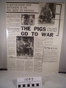 Article - Article, Clipping, The Pigs Go To War