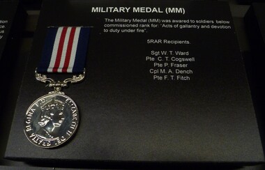 Medal, Replica for 5RAR Recipients