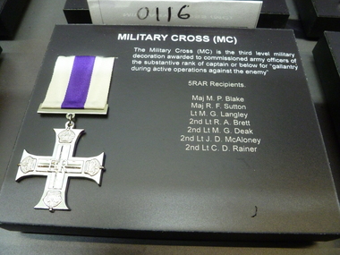 Medal - Medal, Replica, Military Cross (MC)