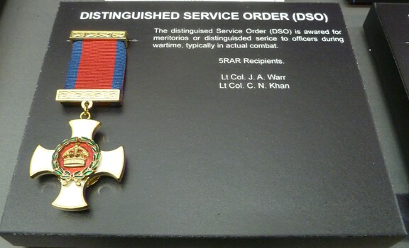 Medal, Replica Distinguished Service Order (DSO) for 5RAR Recipients