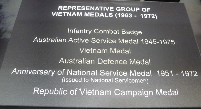 Representative Group of Vietnam Medals (1963-1972)