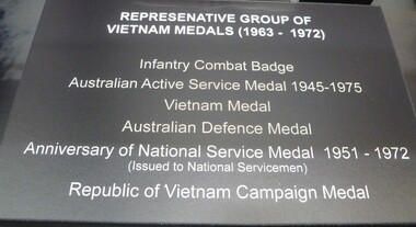 Representative Group of Vietnam Medals (1963-1972)