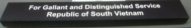 Poster, Information Board for Gallant and Distinguished Service, Republic of South Vietnam
