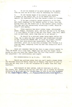 A letter of Warning from Vietnam: Post-Vietnam Recovery, Your Responsibility
