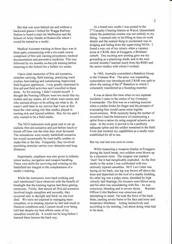 An experience of War by Major Geoff Jones