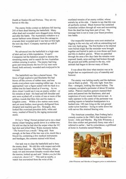 An experience of War by Major Geoff Jones