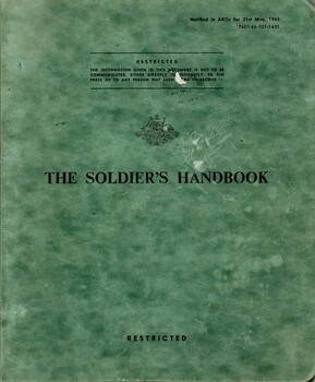 Australian Army: The Soldiers' Booklet, 1965 