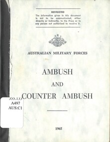 AustralianMilitary Forces: Ambush And Counter Ambush