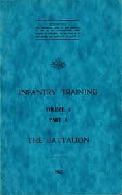 Infantry Training, Volume 4, Part 1: The Battalion, 1967