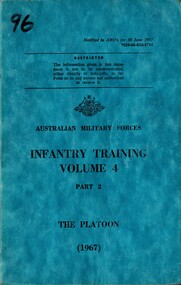 Infantry Training, Volume 4, Part 2: The Platoon, 1967