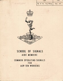 School of Signals: Aide Memoire: Common Operating Ssignals for ACP - 124 Working