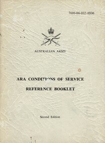 ARA Conditions of Service Reference Booklet