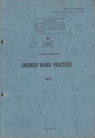 Australian Army: Engineer Range Practices 1972