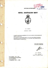 AIR Publication, Royal Australian Navy 8 1980-1986 with Aircrew notes
