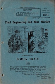 Field Engineering And Mine Warfare: Pamphlet No.7: Booby Traps