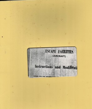Escape Facilities Aircraft): Instructions and Modifications