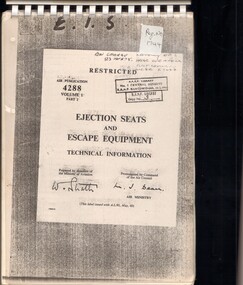 Manual, Royal Australian Air Force, Ejection Seats And Escape Qquipment: Technical Information