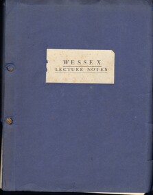 Manual, Westland Aircraft Ltd, Wessex Lecture Notes (2 copies)