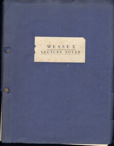 Manual, Wessex Lecture Notes (2 copies)