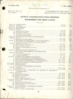 Electrical Communications Systems Engineering: Transmission And Circuit Layout