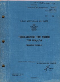 Royal Australian Air Force:Turbo-Starting Time Switch Type FHM/A/25