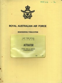 Royal Australian Air Force: Engineering Publicationl Actuator Type FJC/A Series